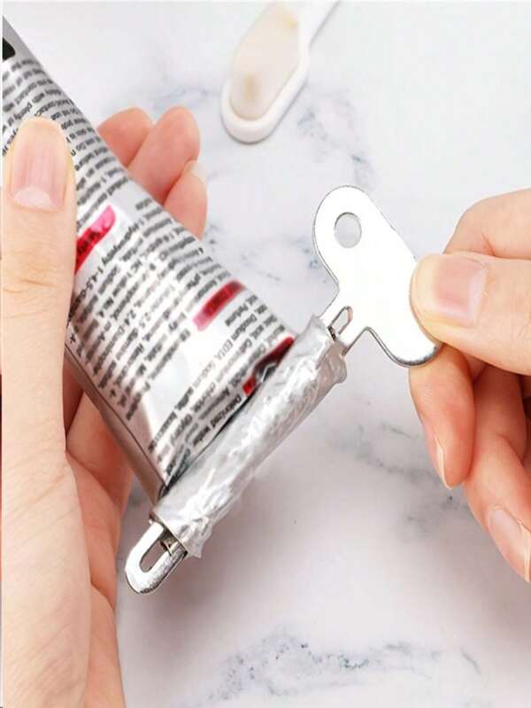 1pc Manual Toothpaste Squeezer, Tube Dispenser Tool, Toothpaste Facial Cleanser Squeezer For Bathroom, Bathroom Accessories Back To School
