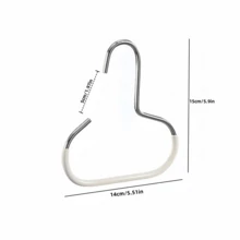 1/2pcs Minimalist Metal Hat Hooks, Suitable For Scarf, Belt, Lingerie, Purse Storage