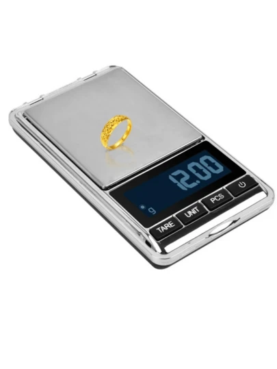 Balança Digital De Precisão - 500g Capacidade máxima 0.5 g Cor Prateado