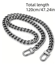1 Paquet Chaîne de portefeuille, Chaîne de poignée en aluminium pour bandoulière, Chaîne de remplacement pour sac à main, 3 tailles disponibles, convient pour les accessoires de sac mini, la fabrication de portefeuilles DIY, la bandoulière de sac à main, la chaîne de sac bandoulière, la bandoulière de sac à main DIY, le meilleur cadeau pour la petite amie
