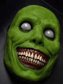 1PC New Mask, Smiling Devil Eyes Cosplay Mask Scary And Funny For Party Wear - Multicolor - View 5