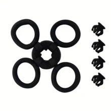 免热卷发花环、凌乱发髻制作器和睡眠卷发棒套装、卷发工具套装、返校季、旅行度假必备品、女士发饰