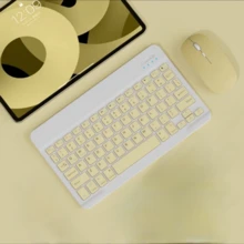 Combo Teclado e Mouse Bluetooth Blueconnect 5.2 Durável e Portátil Compatível com Multi-Dispositivos - Entrada do Brasil (127V) - Visão 7