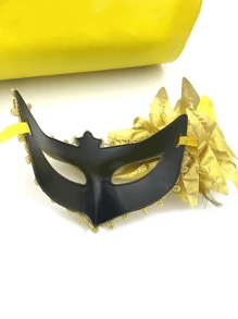 1 Stück Lilie Blume Maskenball Maske, Halbgesicht Erwachsenen Augenmaske, Party Ball Nachtclub Versammlung Maske, Prächtiges Muster, Leicht zu tragen
