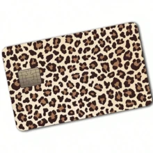 4 件/套，信用卡贴纸，蝴蝶结信用卡套包装，无气泡超薄信用卡贴纸，DIY，个性化信用卡贴纸防水乙烯基保护贴花，适用于钥匙、交通、借记卡、信用卡返校 - 彩色 - 查看 5