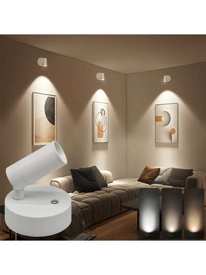 Sc inavian Wand Lamp, Touch Dimming, Bedroom Light, Creative Atmosphere Temperatures Adjustable, Tool Free Installation, Living Room, Hallway, Dining Table, Holiday