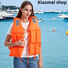 1pc Adult Life Jacket, Plus Size & Thick, Boat/Fishing/Swimming Buoyancy Vest (Reference The Last Real Photo) - Multicolor - View 4