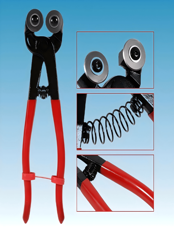 1pc Mosaic Tile Cutter Scissors, Mosaic Tile Plier, Mosaic Glass Tools Cutter, 8-Inch Long Mosaic Cutting Hand Tool, Alloy Steel Blade, High Hardness, Suitable For Mosaic Backsplash Installation