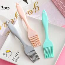 1/3pcs Silicone Brush - Multipurpose Brush, Durable Kitchen Tool, Suitable For Home Or Outdoor Use
