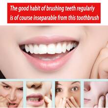 5 piezas/caja Cepillos de dientes para adultos de color caramelo exfoliante, de alta densidad, de media suavidad y antibacterianos (se envían colores aleatorios) Decoración de baño para el hogar en verano