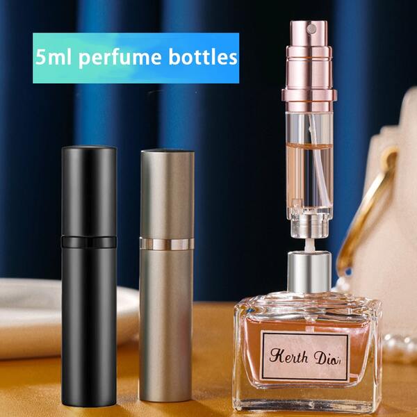 5ml Bottom Direct Charging Perfume Bottle Liquid Spray Bottle Portable Press Travel Bottle