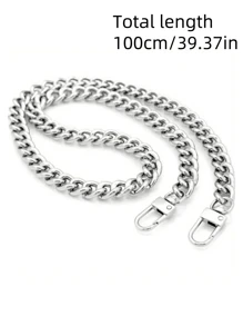 1 Paquet Chaîne de portefeuille, Chaîne de poignée en aluminium pour bandoulière, Chaîne de remplacement pour sac à main, 3 tailles disponibles, convient pour les accessoires de sac mini, la fabrication de portefeuilles DIY, la bandoulière de sac à main, la chaîne de sac bandoulière, la bandoulière de sac à main DIY, le meilleur cadeau pour la petite amie