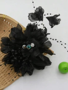 1 buc pălărie elegantă, pălărie Kentucky Derby, accesoriu de păr pentru femei, pălărie pentru petrecerea de ceai, agrafă de păr din voal de mireasă - Multicolor - Vizualizare 20