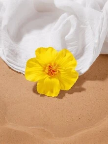 1 pieza Pinza para el cabello con flor hawaiana para mujeres y niñas, simple y de moda, flor simulada, adecuada para el Día de Acción de Gracias, el Día de San Valentín bohemio, fiestas hawaianas, decoraciones de fiesta, ropa de playa y piscina, suministros de fiesta hawaiana, novia y boda. Pinzas para el cabello, accesorios para el cabello, accesorios escolares, accesorios para la cabeza, accesorios para el cabello para mujeres - Multicolor - Ver 8
