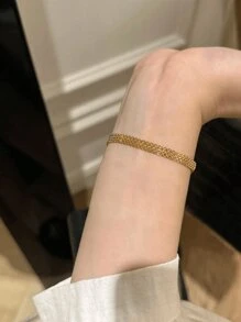 1 peça 925 Prata Esterlina Envolvente Pulseira de Coração Adequado para Mulheres, Dia dos Namorados, Para Uso Diário e Combinação de Deslocamento