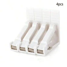 4pcs Plastic Tablecloth Clips - Adjustable Tablecloth Clamps, Fit Various Thickness, Sturdy Fixing, Suitable For Outdoor Camping, Garden, Home