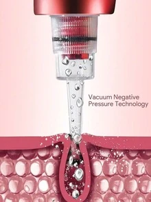 3-Level Suction Electric Blackhead Remover, Facial Pore Cleaner, Acne Extractor, Rechargeable Acne Removal Device - Pore Cleaning Tool - 3 Suction Levels & 5 Suction Heads, Suitable For Men & Women, Daily Skin Cleansing, Electric Blackhead Vacuum Cleaner, Deep Pore Cleansing, Facial Care Tool, Home & Holiday Gift - White - View 7