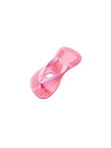 Juguetes de dentición con forma de zapatilla de playa con forma de corazón para el Día de San Valentín, juguetes de masticación simulada con control remoto, para aliviar el aburrimiento y estimular la dentición de cachorros, suaves, buenos para la salud dental, adecuados para razas de perros pequeños