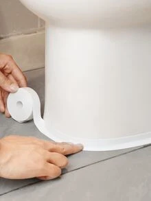 Waterproof Mildew-Proof Toilet Caulk Strip, Self-Adhesive Sealing Tape For Kitchen Bathroom, Bathroom Waterproof Tape To Avoid Wet, Kitchen Sink Beautiful Seam Stickers Bathroom Accessories Bathroom Tools - White - View 1