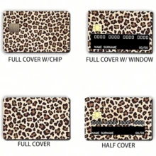 4 件/套，信用卡贴纸，蝴蝶结信用卡套包装，无气泡超薄信用卡贴纸，DIY，个性化信用卡贴纸防水乙烯基保护贴花，适用于钥匙、交通、借记卡、信用卡返校 - 彩色 - 查看 4