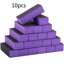 20/10/5/2 Pcs Nail Buffing Blocks, 80/120 Grit Sponge Nail Files, 3-Sided Nail Filers For Nail Care Tools (Purple, Black) 2/5/10/20pcs Nail Files, 100/180 Grit Emery Boards For Nails, 10pcs Professional Washable Double-Sided Coarse Toenail Filer Heavy Duty For Acrylic Removal, Pedicure Manicure Tools