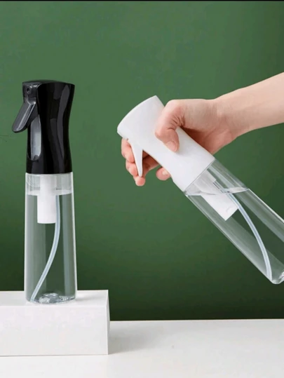 1pc Multi-Function High Pressure Continuous Mist Spray Bottle, Ultra-Fine Mist, Facial Hydration, Hair Salon, Gardening Sprayer, Plastic Spray Bottle, Gardening Tool, Hair Styling Tool, Hair Accessory