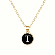 Fashionable A-Z 26 Letter Necklace, Exquisite Initial Name Clavicle Chain Necklace, Women's Fashion Jewelry Collar Gift, Great For Mother's Day
