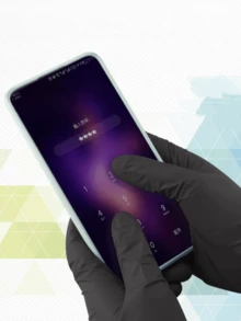 100 只一次性手套，超级耐用，透明丁腈一次性手套，厨房多用途防护，纹身，染发，染发，宠物护理，美容院和家庭清洁，多用途一次性手套，清洁小工具。 - 無色 - 查看 9