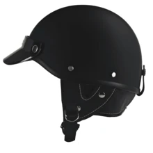 DOT 认证复古摩托车头盔，日本半盔，适用于摩托车、电动自行车，男女通用，四季皆宜 - 彩色 - 查看 7