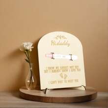 1 set Marco de fotos de madera para ultrasonido para el anuncio de embarazo o decoración del nacimiento del bebé, decoraciones familiares para baby shower, regalo de baby shower, regalo de Pascua, cosas para niñas/niños