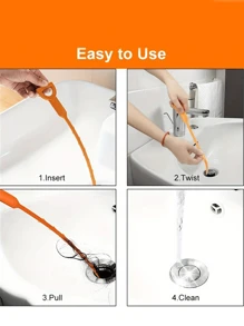 3pcs Drain Hair Catcher, Efficient Anti-Clogging Drain Strainer For Kitchen, Bathroom, Toilet
