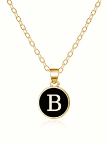 Fashionable A-Z 26 Letter Necklace, Exquisite Initial Name Clavicle Chain Necklace, Women's Fashion Jewelry Collar Gift, Great For Mother's Day