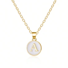 Fashionable A-Z 26 Letter Necklace, Exquisite Initial Name Clavicle Chain Necklace, Women's Fashion Jewelry Collar Gift, Great For Mother's Day