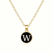 Fashionable A-Z 26 Letter Necklace, Exquisite Initial Name Clavicle Chain Necklace, Women's Fashion Jewelry Collar Gift, Great For Mother's Day