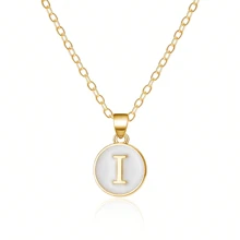 Fashionable A-Z 26 Letter Necklace, Exquisite Initial Name Clavicle Chain Necklace, Women's Fashion Jewelry Collar Gift, Great For Mother's Day