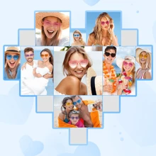1 Pieza/6 Pares/8 Pares de Gafas con forma de corazón, Gafas de moda sin marco con forma de corazón para mujer, de colores neón, gafas con forma de corazón, gafas hippie con forma de corazón, gafas de disfraz vintage, colores mágicos, gafas de fiesta, gafas de disfraz vintage, set de regalo de caja de gafas transparentes de colores con forma de corazón para fiestas