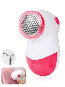 1 Peça Mini Removedor de Pelos Elétrico Portátil para Tecido, Removedor de Fiapos de Tecido, Desfibrilador de Roupas, Aparador de Bolinhas, Máquina de Fazer Suéter, para Roupas, Roupa de Cama, Móveis, Carpetes, Sofá, Materiais de Limpeza - Requer 2 pilhas AA (não inclusas)