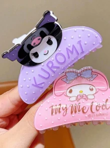 Sanrio Sanrio Hair Clip, Hair Claw 1pc Hair Grab, Hello Kitty Cute Fashion Cartoon Hair Clip, Send Family, Send Friends, Holiday Gifts Hair Clips Hair Jaw Clip Hair Clamps Hair Clutch Hair Catcher Clip, Claw Clip Fall Winter Hair Accessories For Women For Vacation Outfits Woman