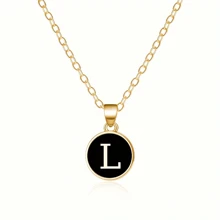 Fashionable A-Z 26 Letter Necklace, Exquisite Initial Name Clavicle Chain Necklace, Women's Fashion Jewelry Collar Gift, Great For Mother's Day