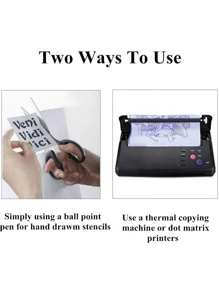 10/5 pièces Papier de tatouage de transfert de taille A4, papier de pochoir de tatouage, papier à copier, papier thermique pour machine de transfert, imprimante, accessoires de tatouage