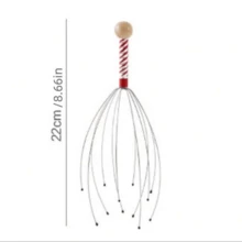 1/2 Stück Oktopuskopf Kopfmassagegerät zur Entspannung, Schmerzlinderung, Druckentlastung und Entspannung, Metallmassagegerät unisex für Zuhause, Büro, als Partygeschenk, Kopfmassage, Kopfentspannung, Stressabbau - Verschiedenfarbig - Übersicht 9