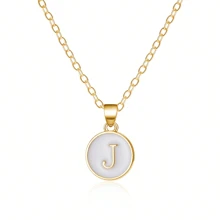 Fashionable A-Z 26 Letter Necklace, Exquisite Initial Name Clavicle Chain Necklace, Women's Fashion Jewelry Collar Gift, Great For Mother's Day