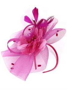 1Pc Fascinators Hats For Women Fancy Tea Party Hats Kentucky Derby Hats Hair Clip For Wedding Party Church Hats
