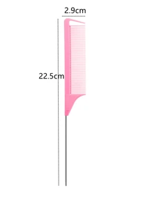 2pcs/Portable Men's And Women's Fashionable Hair Dye Bottle, Styling Hair Comb, Plastic Comb. Hair Salon Hair Accessories Pointed Tail Comb, A Must-Have Tool For Dyeing Hair, Suitable For Hairstyle Design And Hairdressers