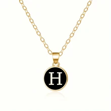 Fashionable A-Z 26 Letter Necklace, Exquisite Initial Name Clavicle Chain Necklace, Women's Fashion Jewelry Collar Gift, Great For Mother's Day