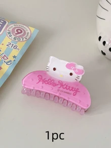 Sanrio Sanrio Hair Clip, Hair Claw 1pc Hair Grab, Hello Kitty Cute Fashion Cartoon Hair Clip, Send Family, Send Friends, Holiday Gifts Hair Clips Hair Jaw Clip Hair Clamps Hair Clutch Hair Catcher Clip, Claw Clip Fall Winter Hair Accessories For Women For Vacation Outfits Woman