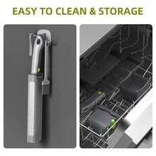 多功能不锈钢切肉机，手动操作，快捷方便，可将肉切成片、丝和粒状 | 适合节日大餐准备和日常使用 | 无需用电 - 灰色 - 查看 8