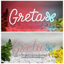 Custom Name Neon Sign With Stand, Wedding Sign, Wedding Table Sign, Wedding Reception Table Sign,Office Table Decor,Personalized Birthday Mother Wedding Gift - Multicolor - View 8