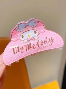 Sanrio Sanrio Hair Clip, Hair Claw 1pc Hair Grab, Hello Kitty Cute Fashion Cartoon Hair Clip, Send Family, Send Friends, Holiday Gifts Hair Clips Hair Jaw Clip Hair Clamps Hair Clutch Hair Catcher Clip, Claw Clip Fall Winter Hair Accessories For Women For Vacation Outfits Woman