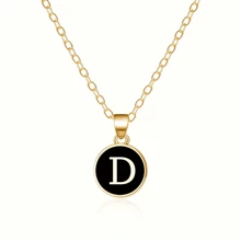 Fashionable A-Z 26 Letter Necklace, Exquisite Initial Name Clavicle Chain Necklace, Women's Fashion Jewelry Collar Gift, Great For Mother's Day